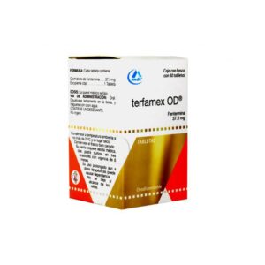 terfamex od 37.5mg – 30 tablets box